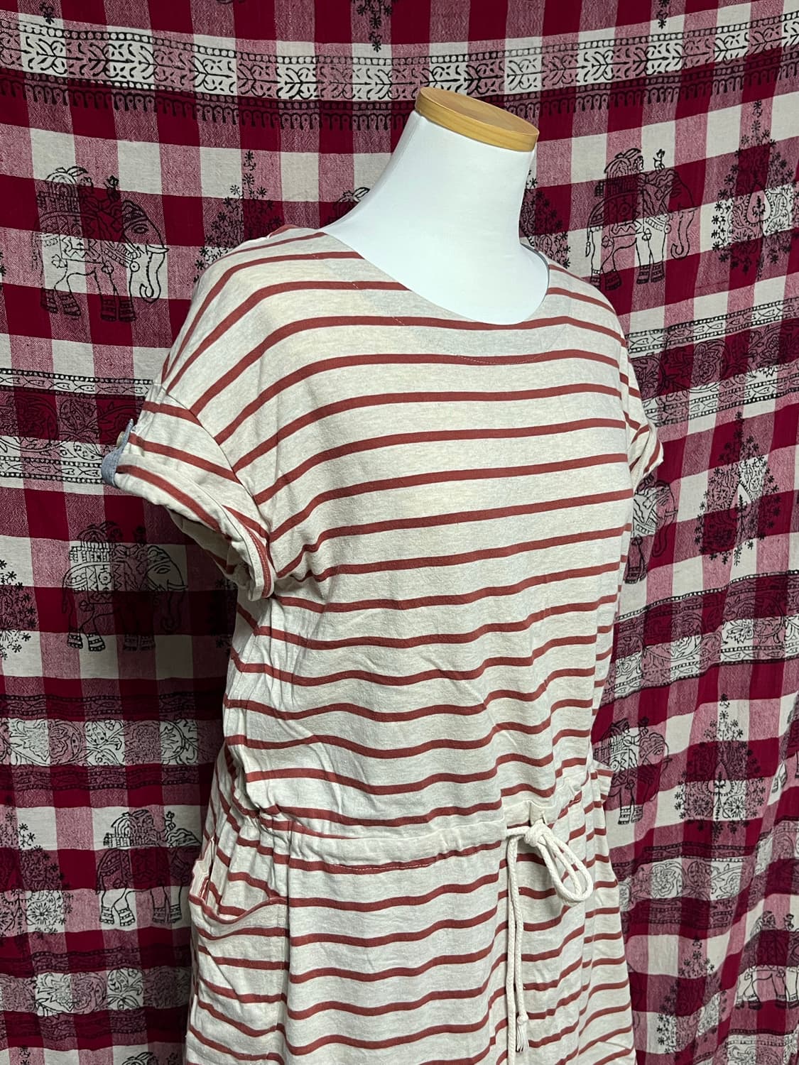 SM2 사만사모스모스 스트라이프 반팔 원피스 상품이미지2