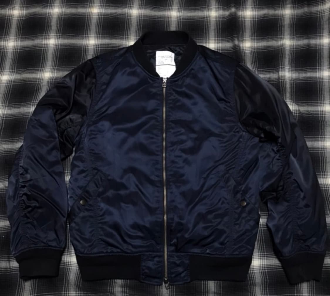 Ships 재팬 복각 블루종 ma-1 탱커 네이비 상품이미지1