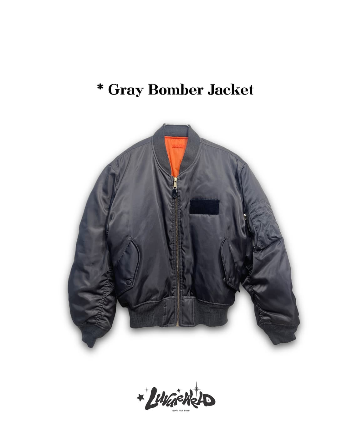 빈티지 그레이 항공 점퍼 상품이미지1