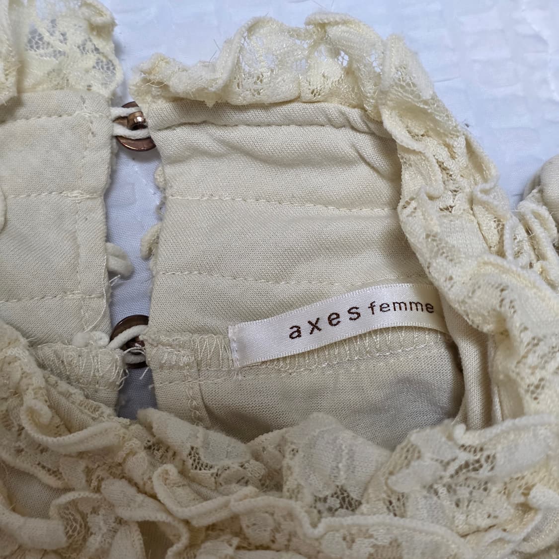 로리타st 라떼갸루 프릴 레이스 블라우스 상품이미지3