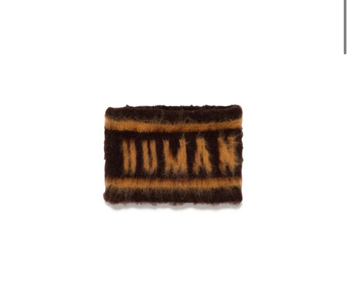 휴먼메이드 샤기 니트 로고 헤어밴드 상품이미지1