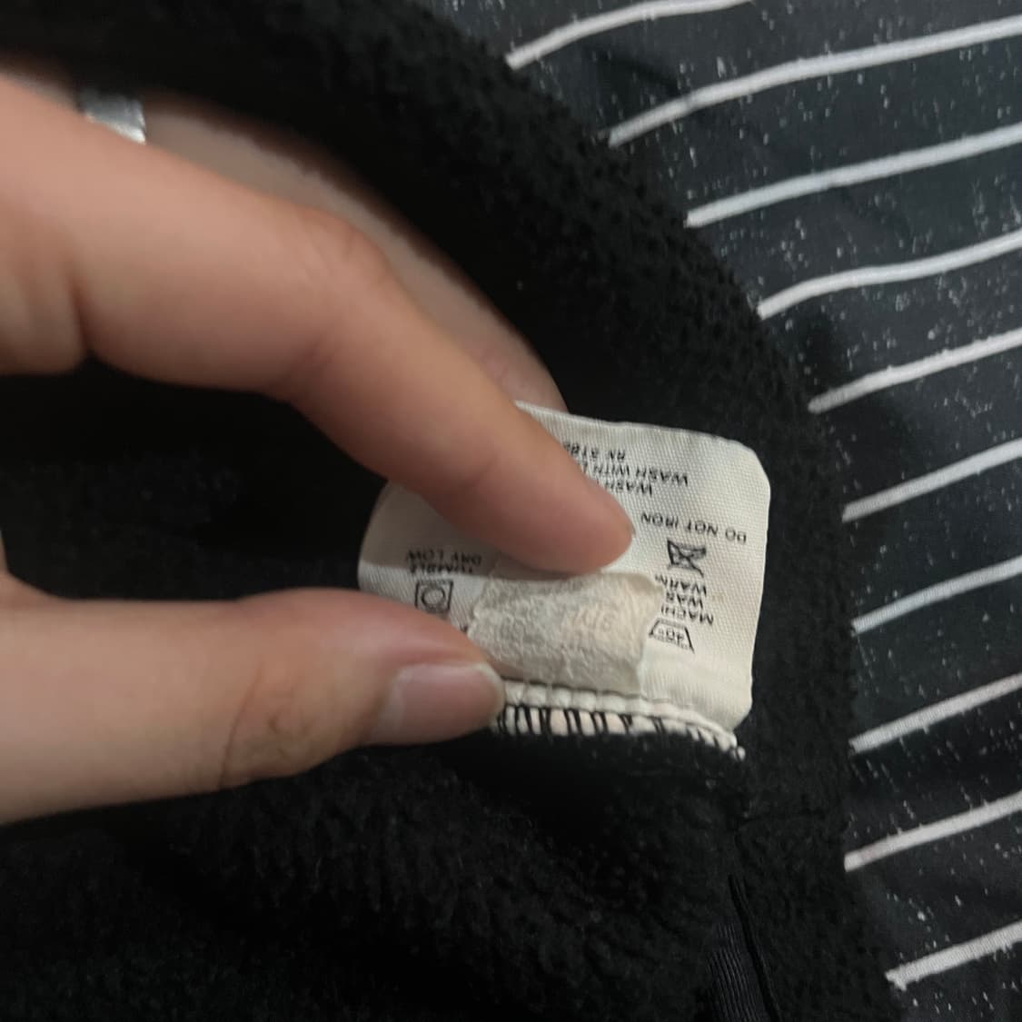 90s USA 파타고니아 신칠라 후리스 L 블랙 상품이미지5