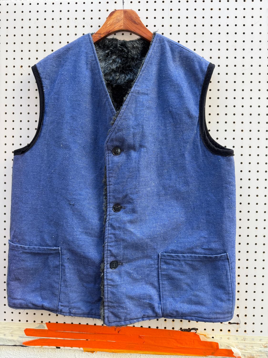 70s OLD GERMANY DENIM FRENCH 프렌치 워크베스트 상품이미지4