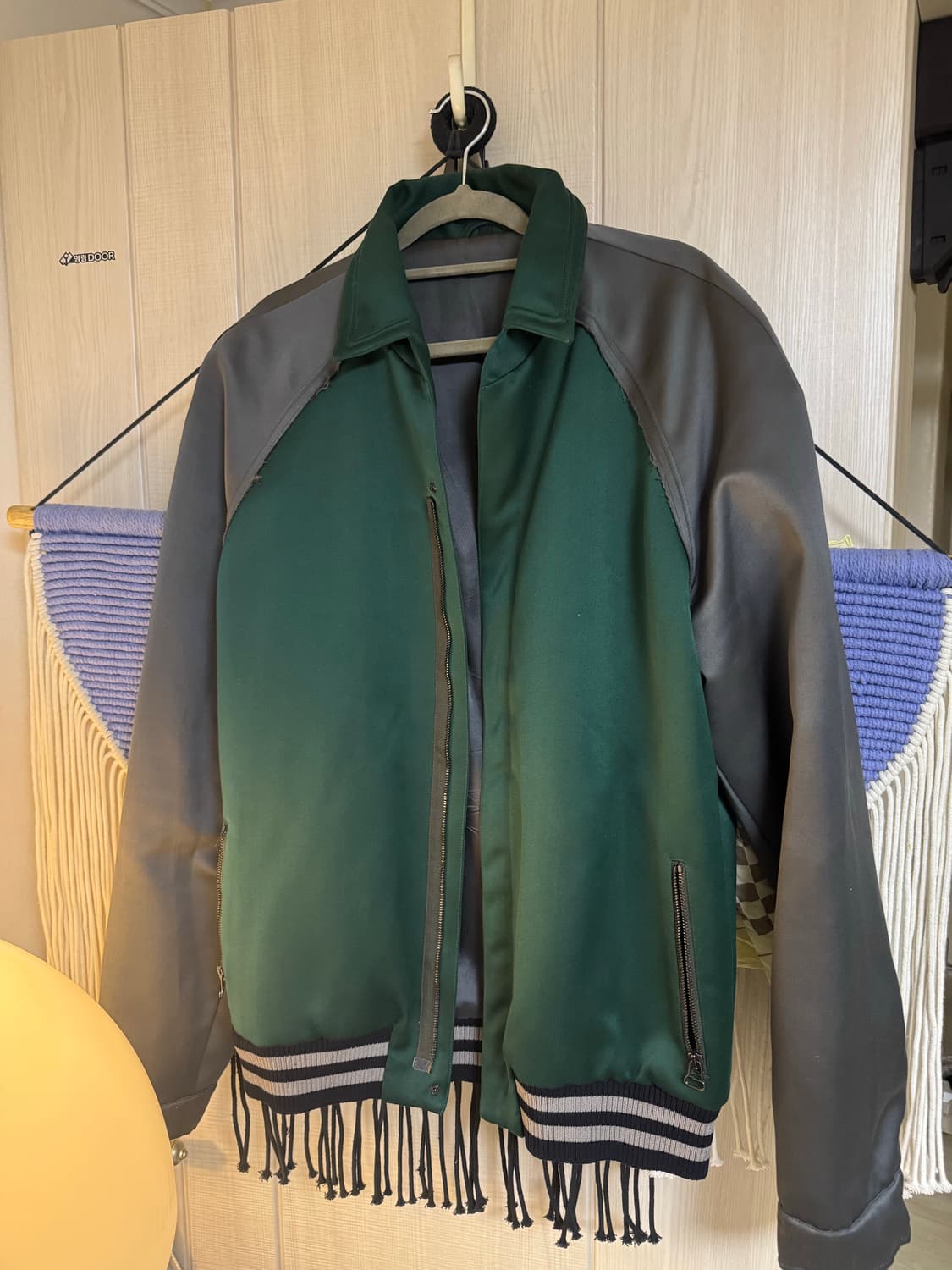 랑방 52 사틴 봄버자켓 rampo  상품이미지1