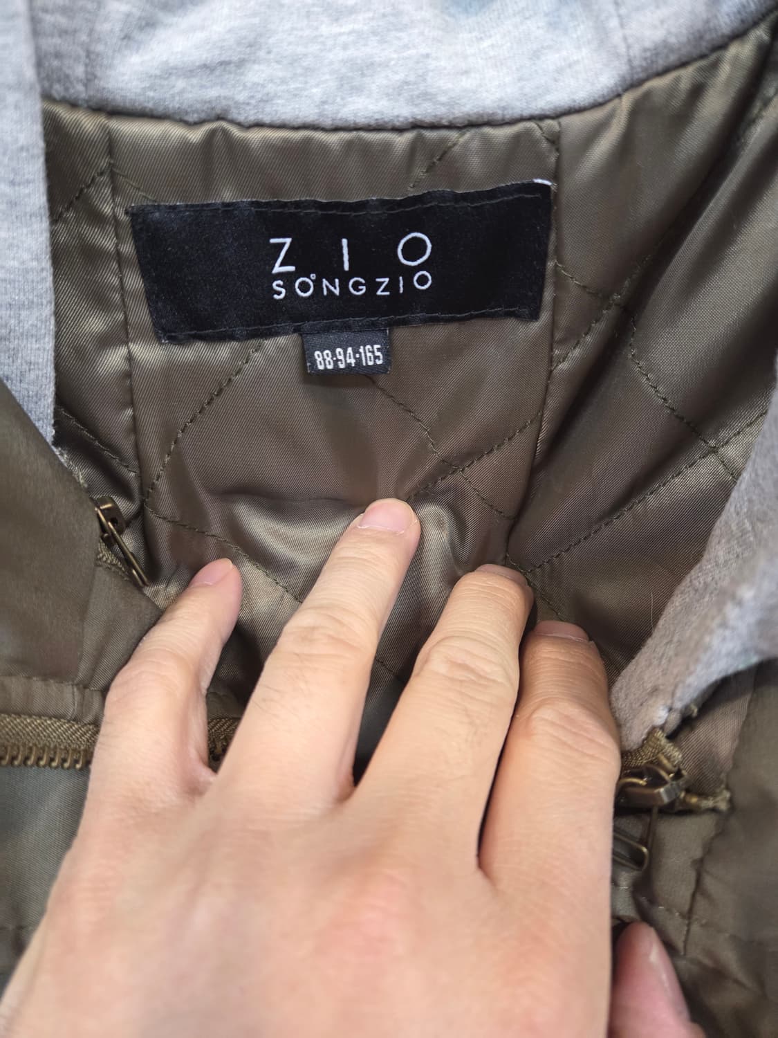 지오송지오 여성 라쿤퍼 야상 후드자켓 66 상품이미지3