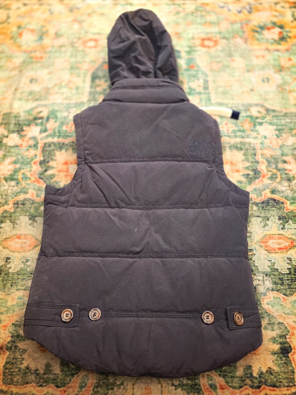 슈퍼드라이(Superdry) 아카데미 질레 다운후드조끼 상품이미지4