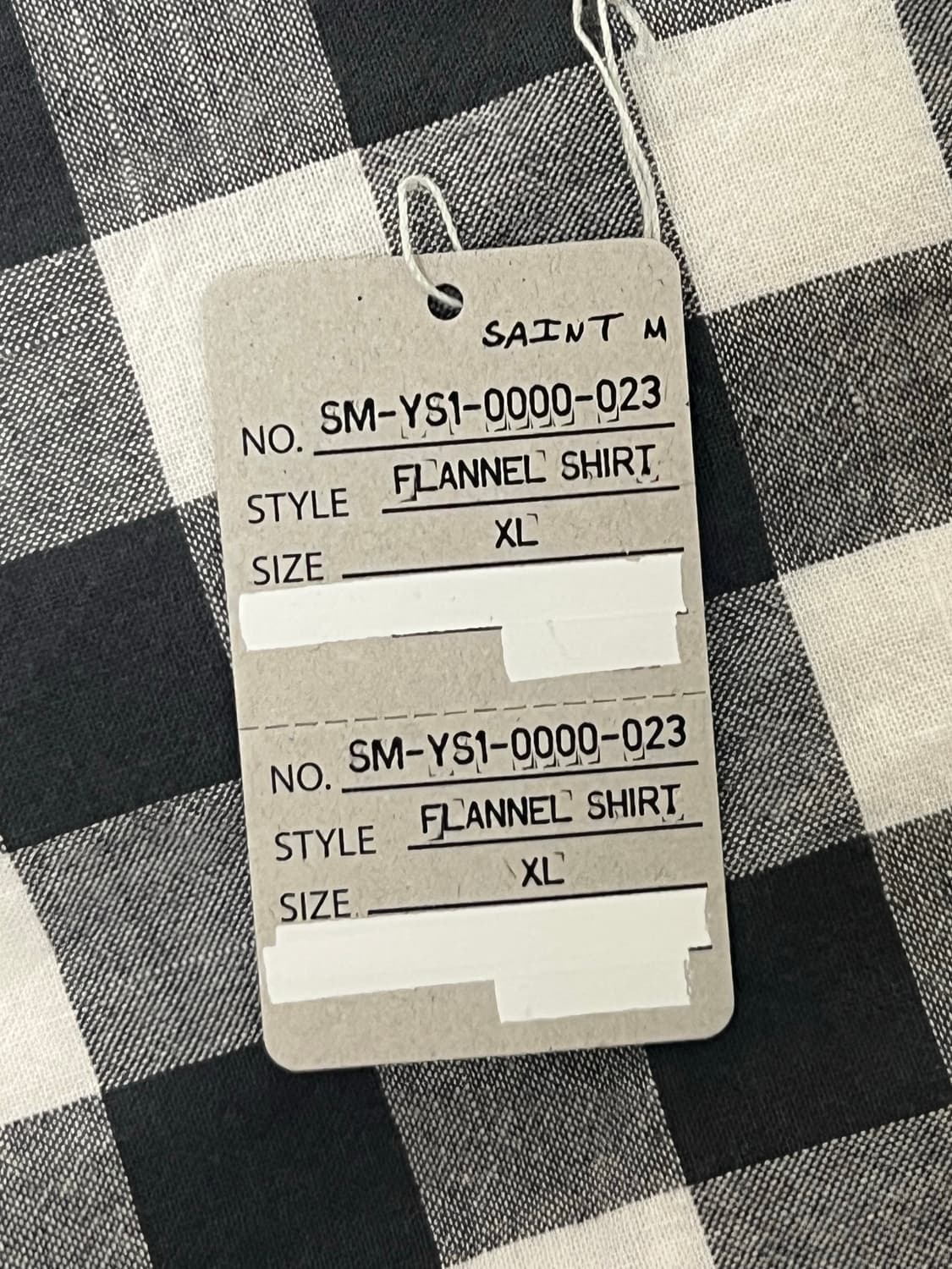 세인트미카엘 24aw 플란넬 셔츠 상품이미지3