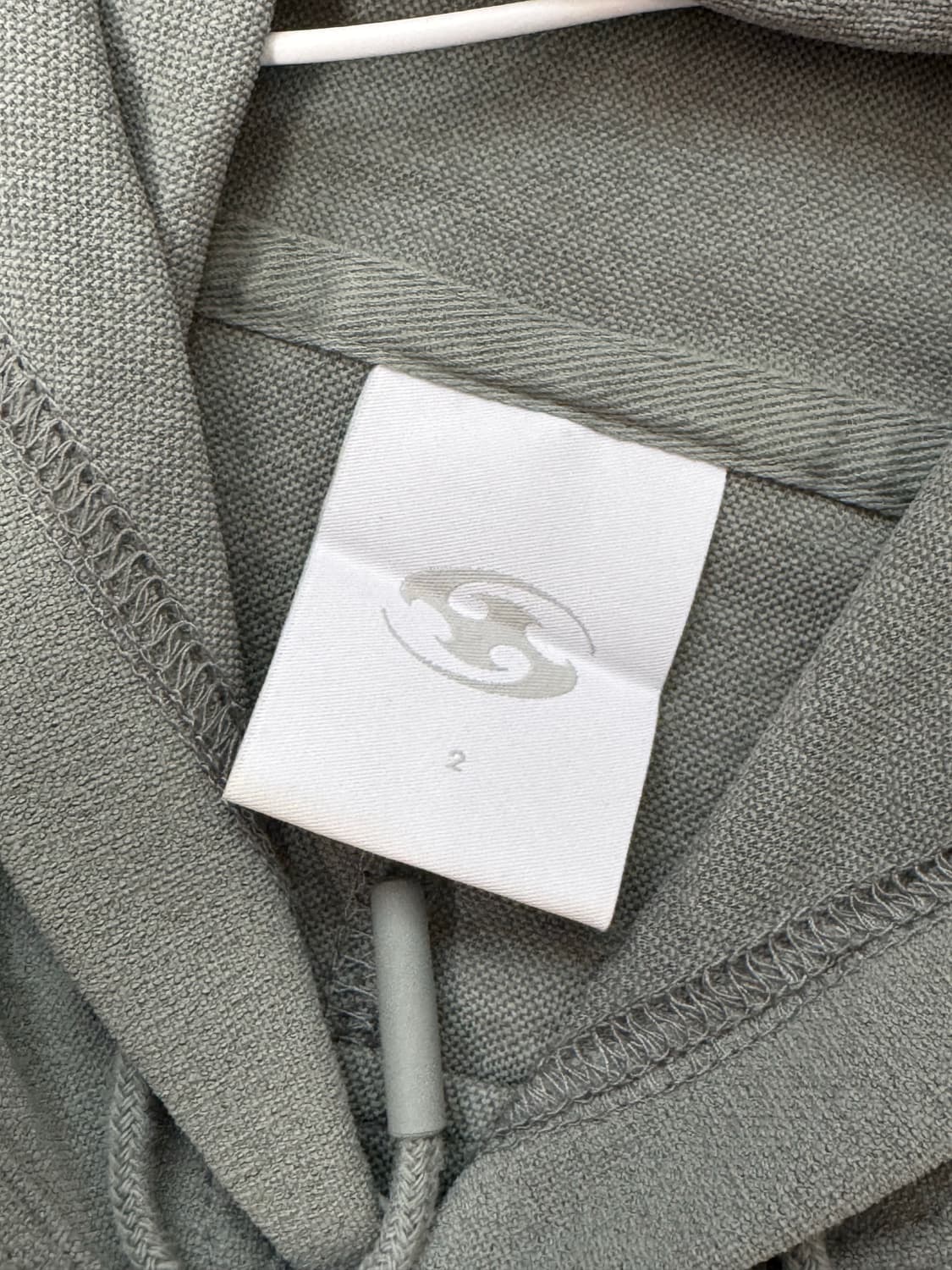 산산기어 롱슬리브 후디 카키 23FW 상품이미지3