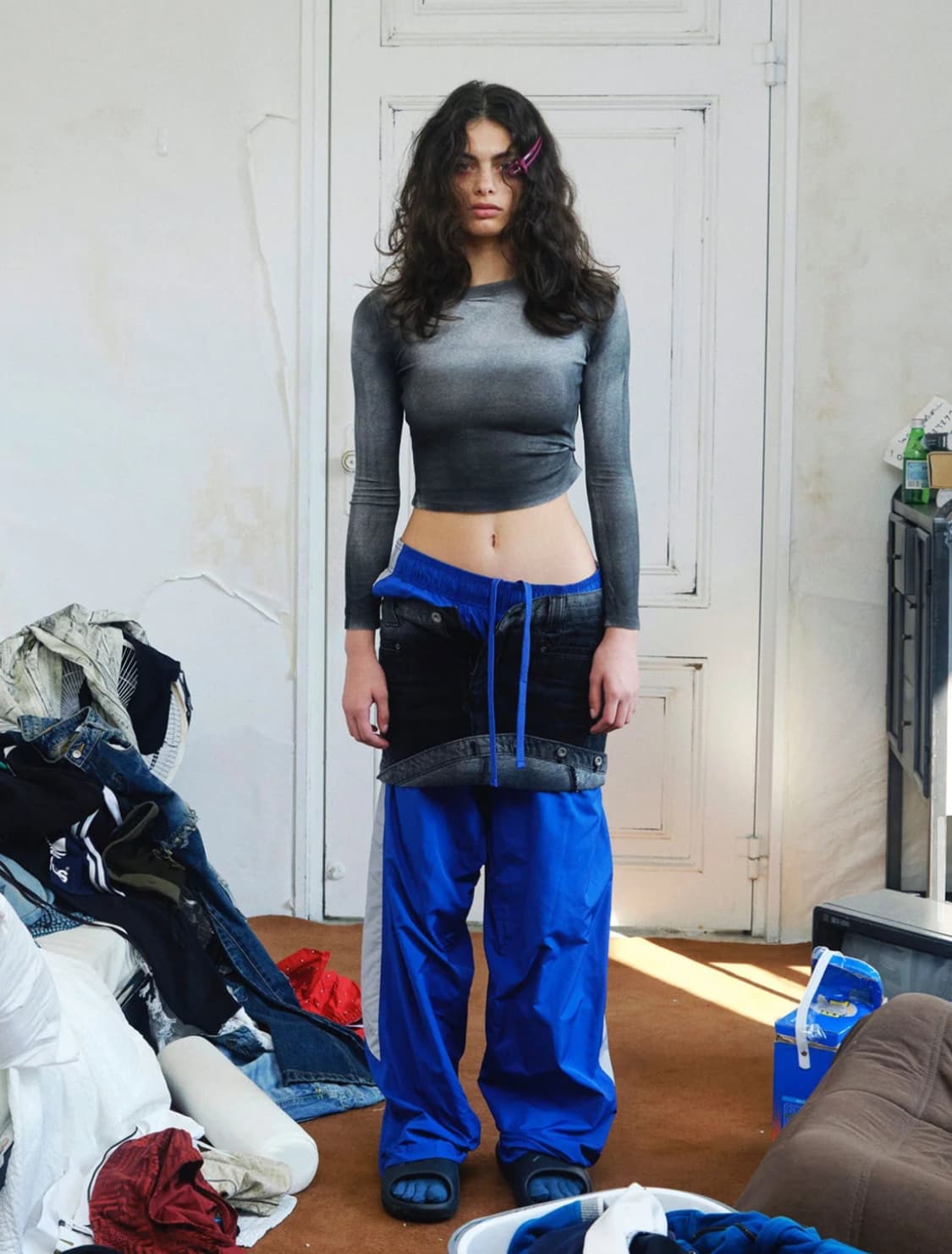 로딩룸 롱슬리브 그레이 0사이즈 상품이미지2