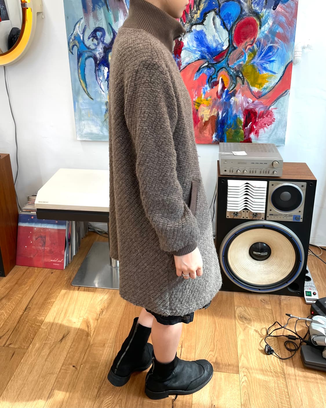 [M] zucca 주카 롱 니트 자켓 상품이미지2