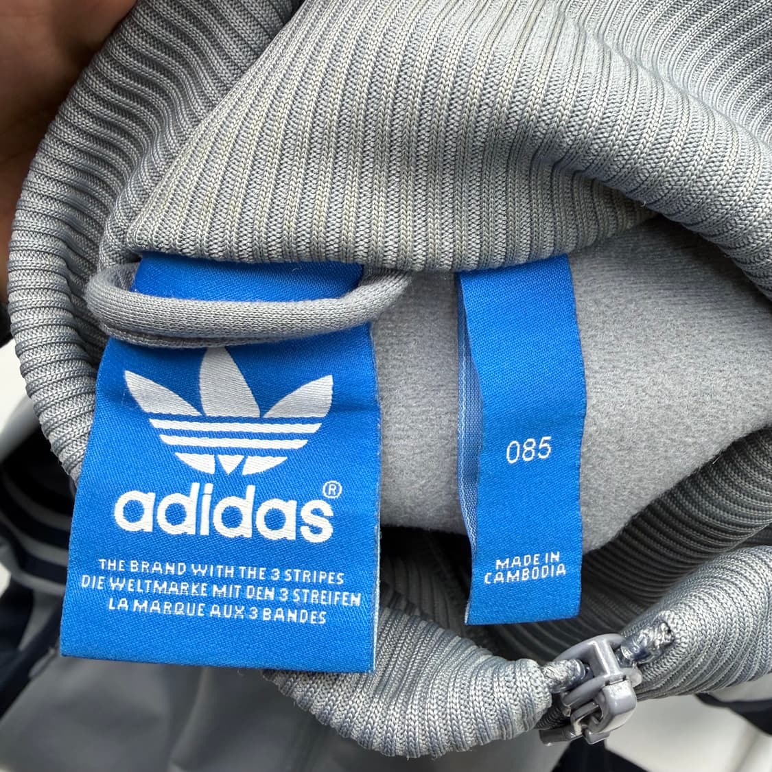 아디다스 구파이어버드 그레이 트랙탑 져지 XS 상품이미지7