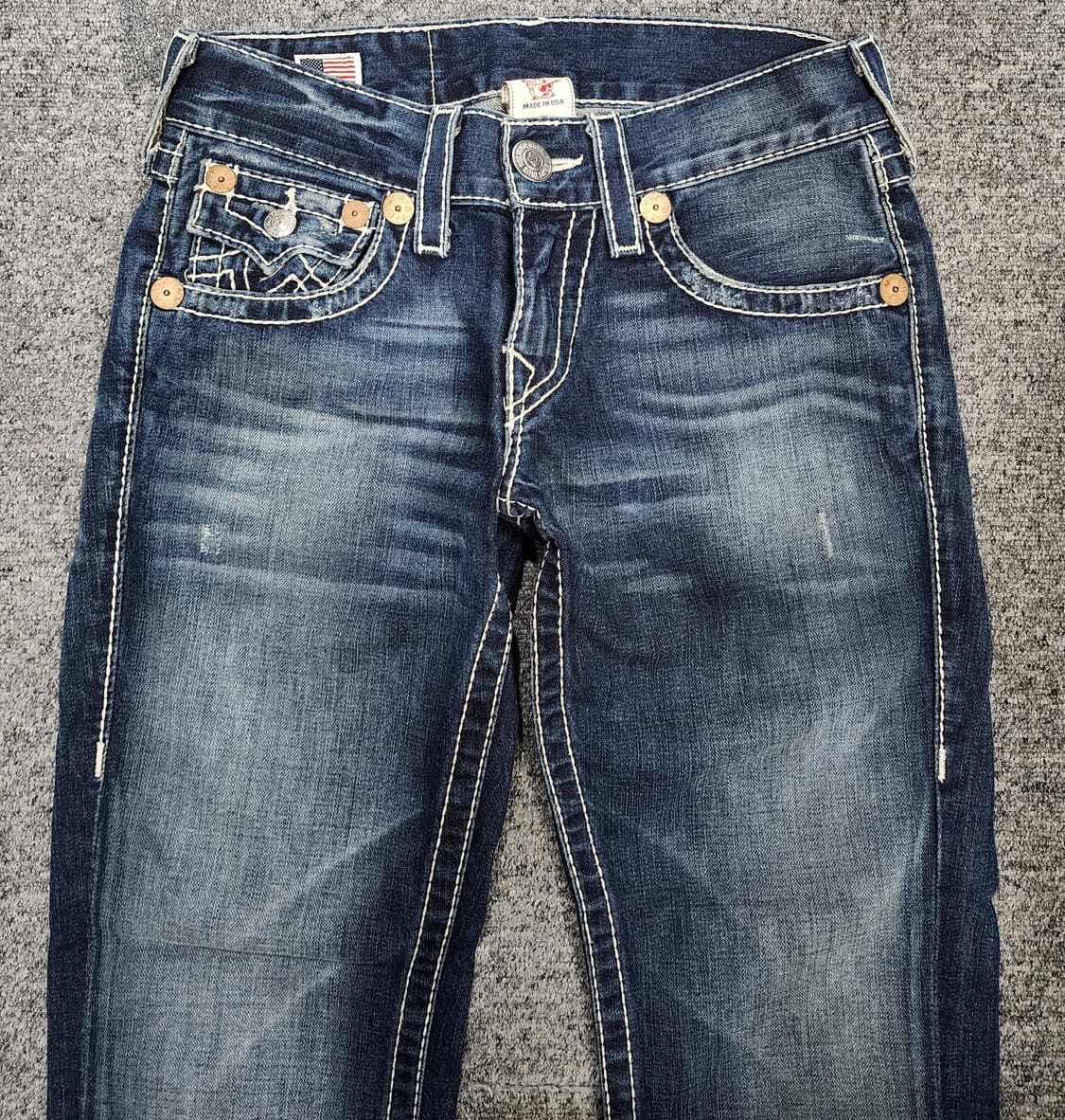 트루릴리젼 Section Billy Big T 빌리 빅티 스티치 데님팬츠 상품이미지3