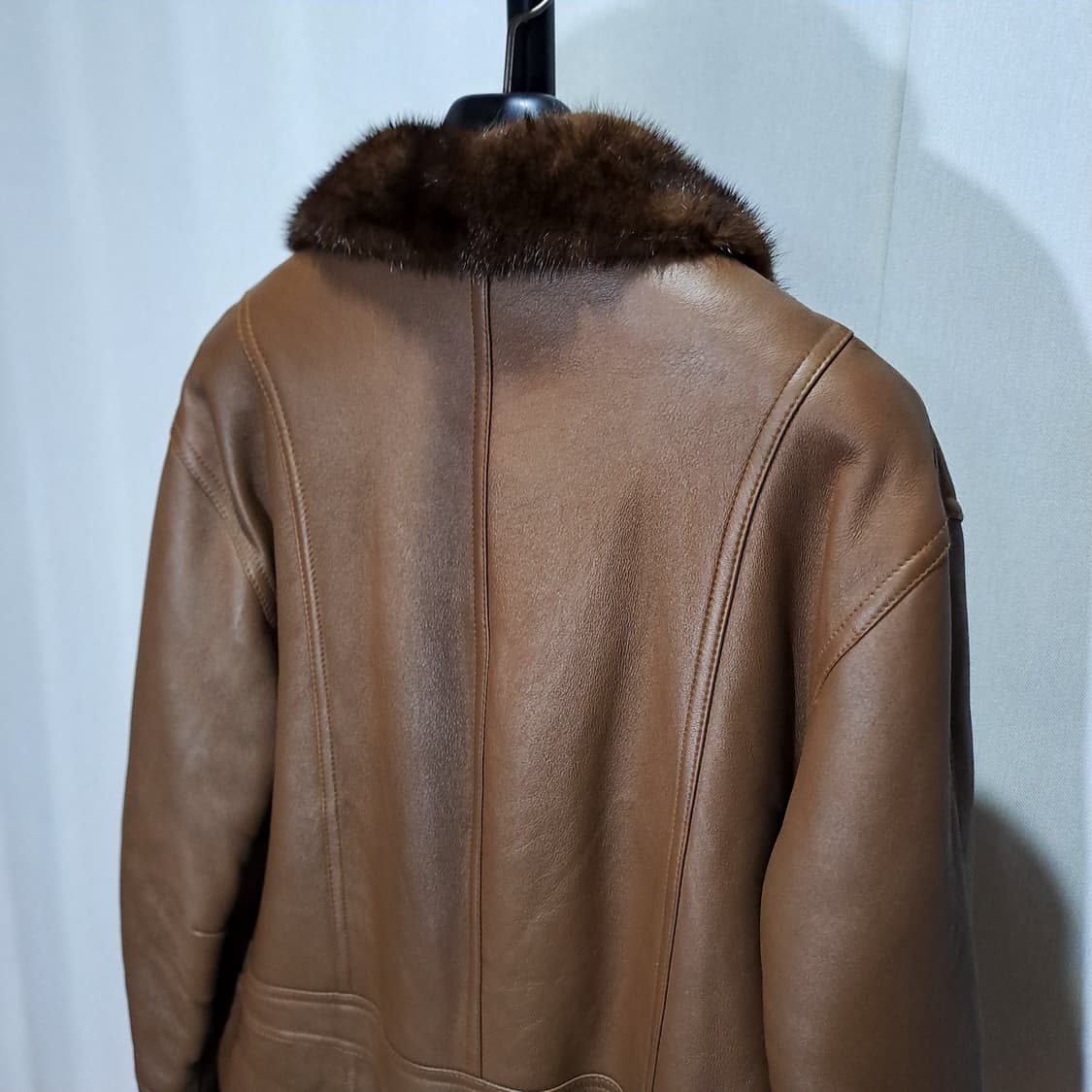 (택포) SORDOPA 밍크카라 양가죽 양털 무스탕 105 B358 상품이미지5