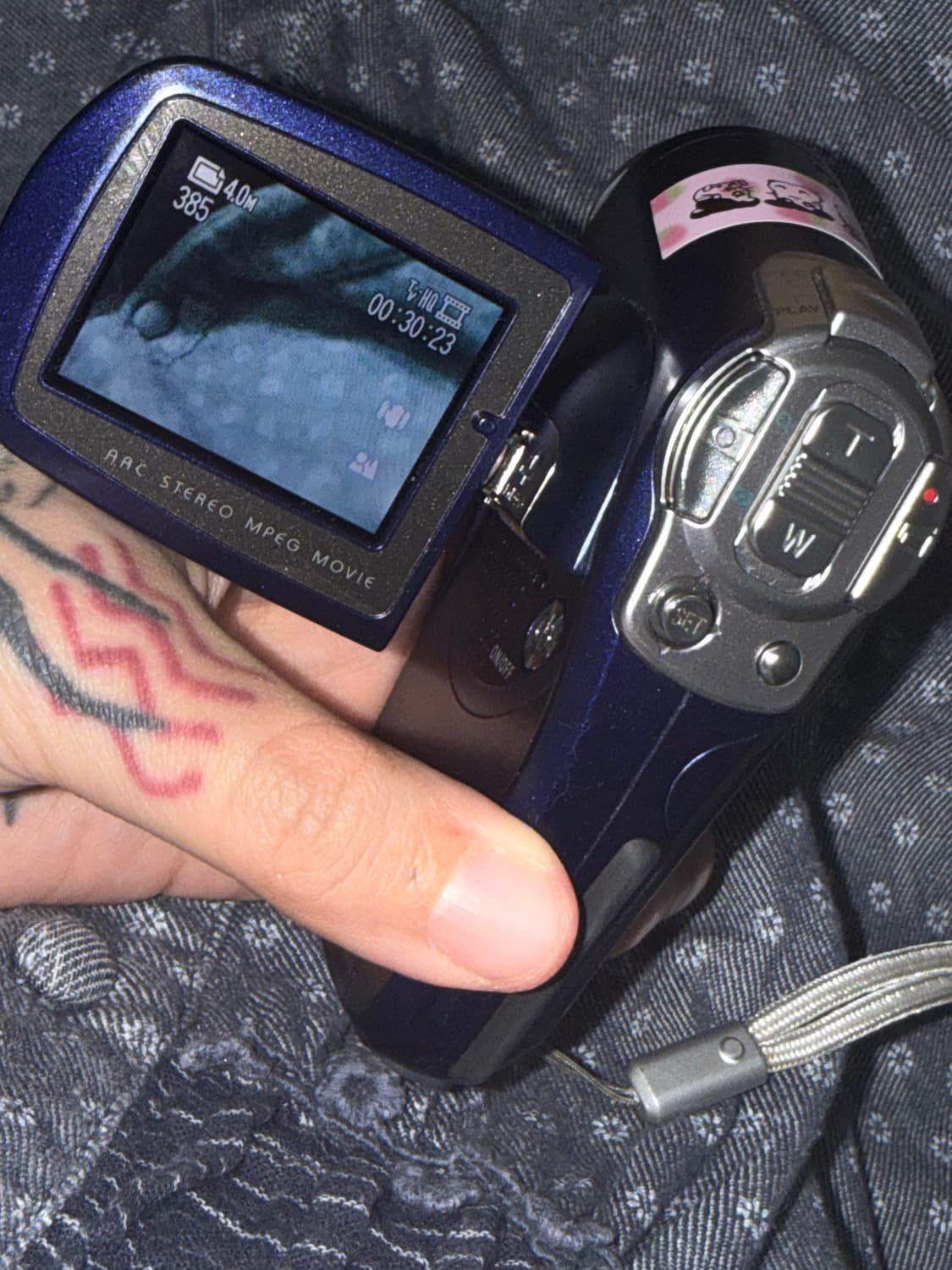 산요 작티 c4 네이비 (레드벨벳 조이 캠코더) 상품이미지2