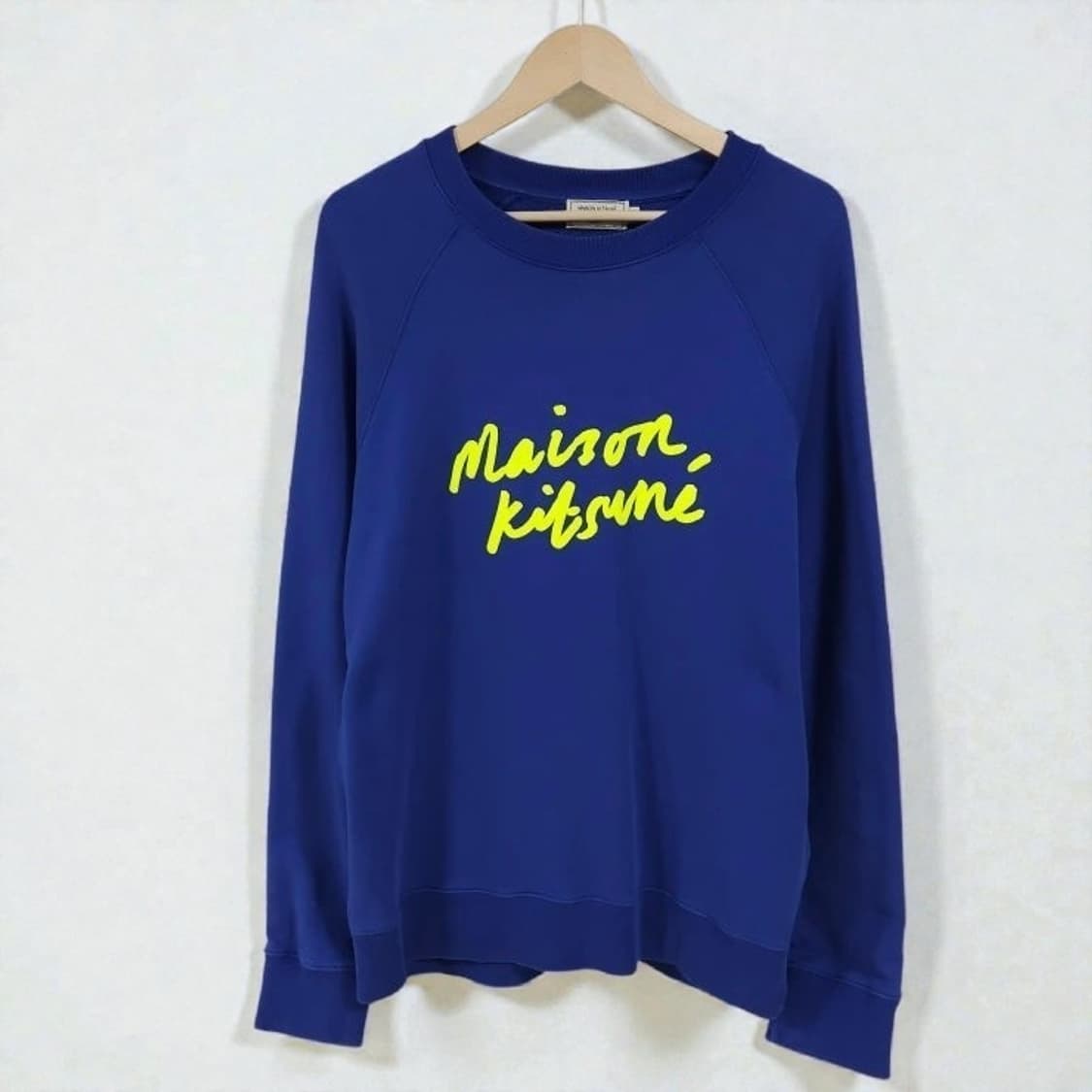 105 메종키츠네 맨투맨 레터링 로고 상품이미지1