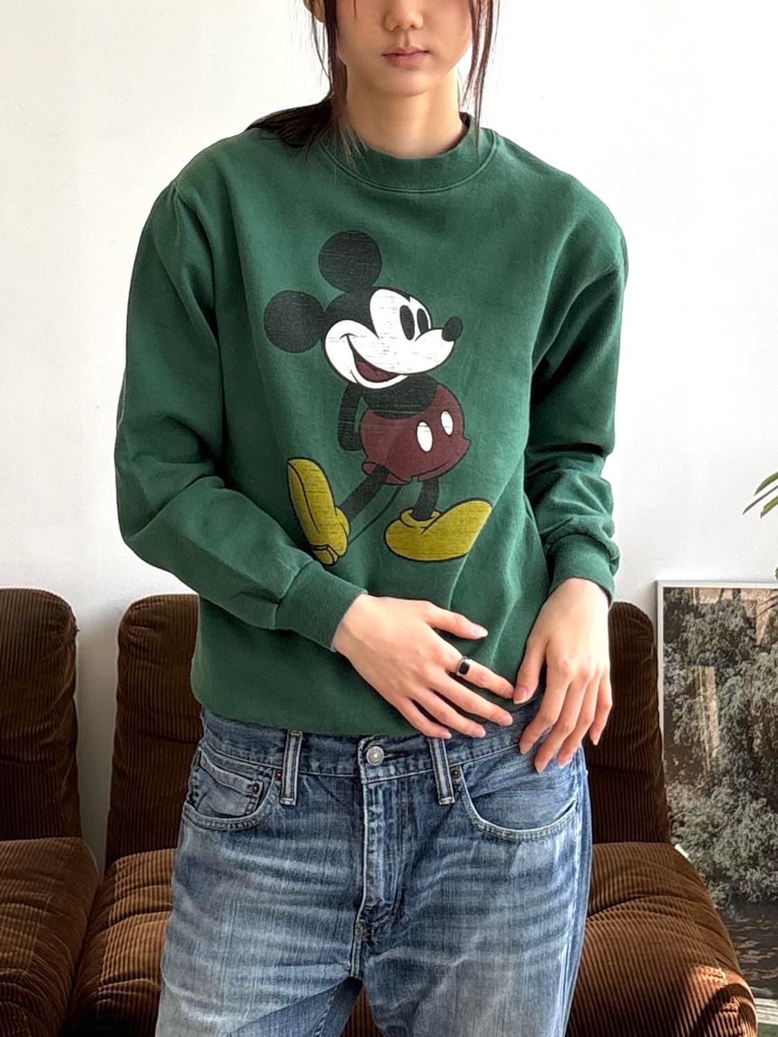 디즈니 미키마우스 맨투맨 상품이미지1