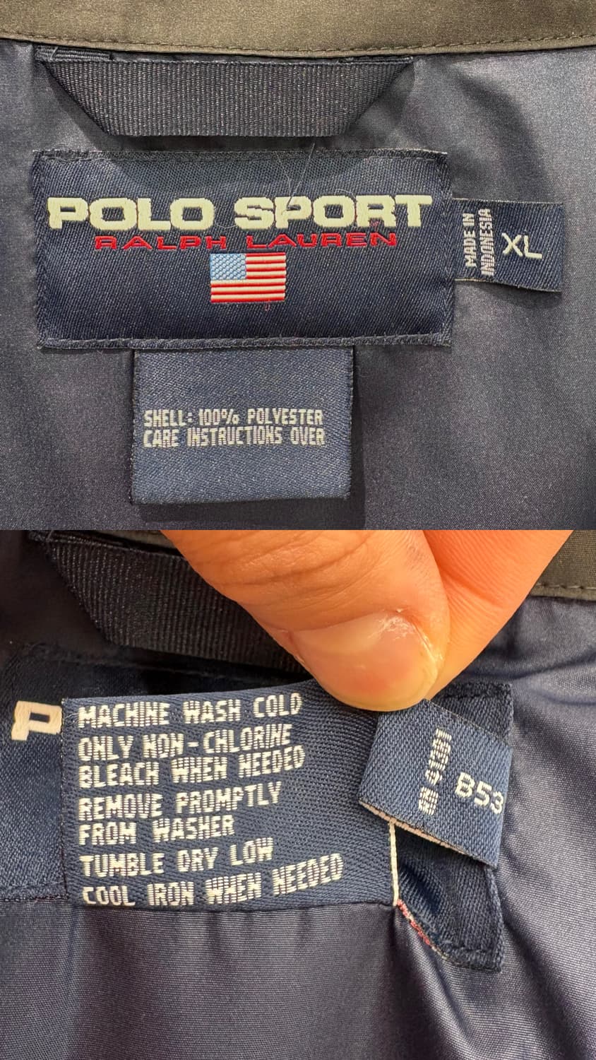 폴로 스포츠 블루종 윈드브레이커 상품이미지10