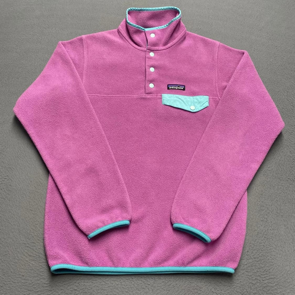 10s 파타고니아 신칠라 스냅-T 핑크/민트 니콰과라 상품이미지1