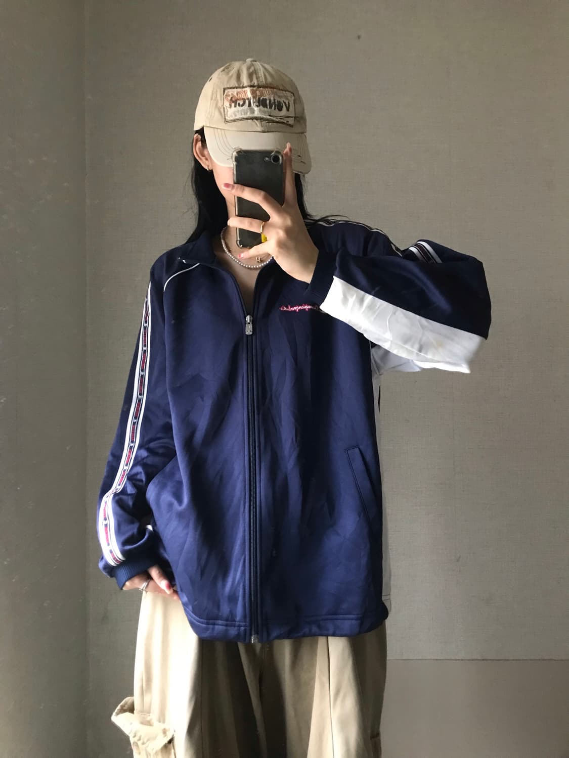 챔피온 네이비 져지 상품이미지2