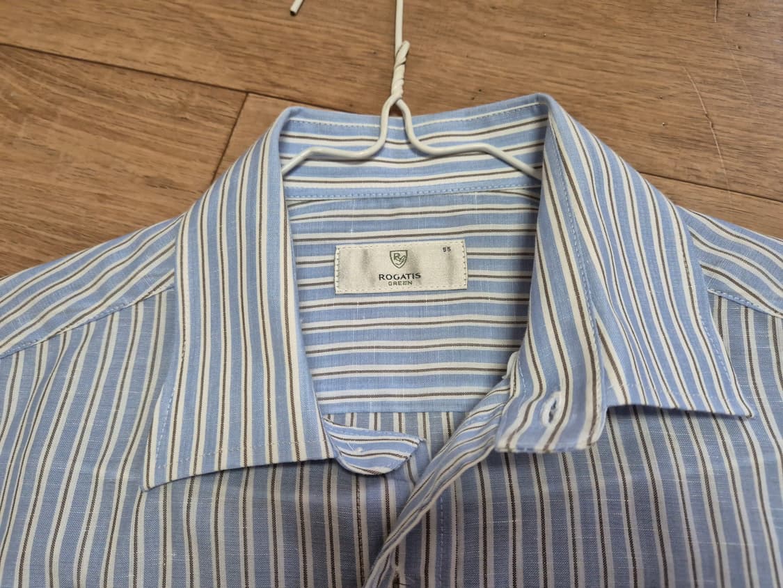 로가디스 스트라이프 반팔 셔츠 상품이미지3