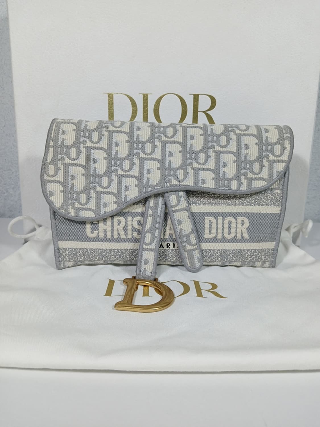 디올 오블리크 새들 슬림 벨트백 S5647CRIW 상품이미지2