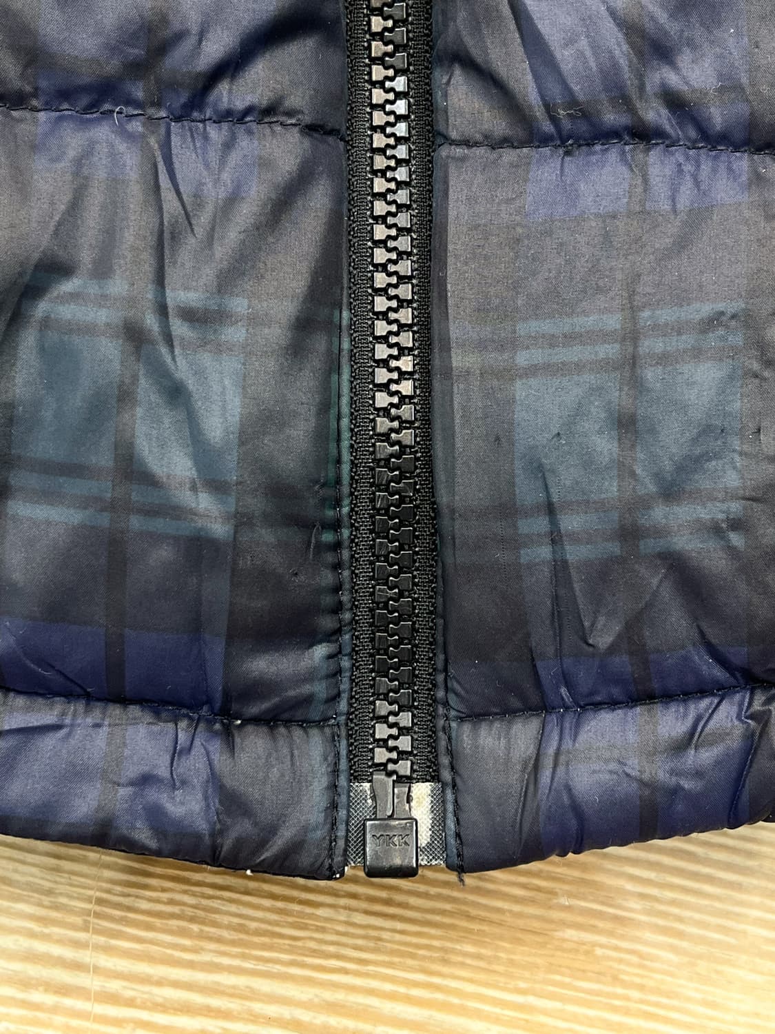 노스페이스 블랙워치 체크 다운 베스트 상품이미지9