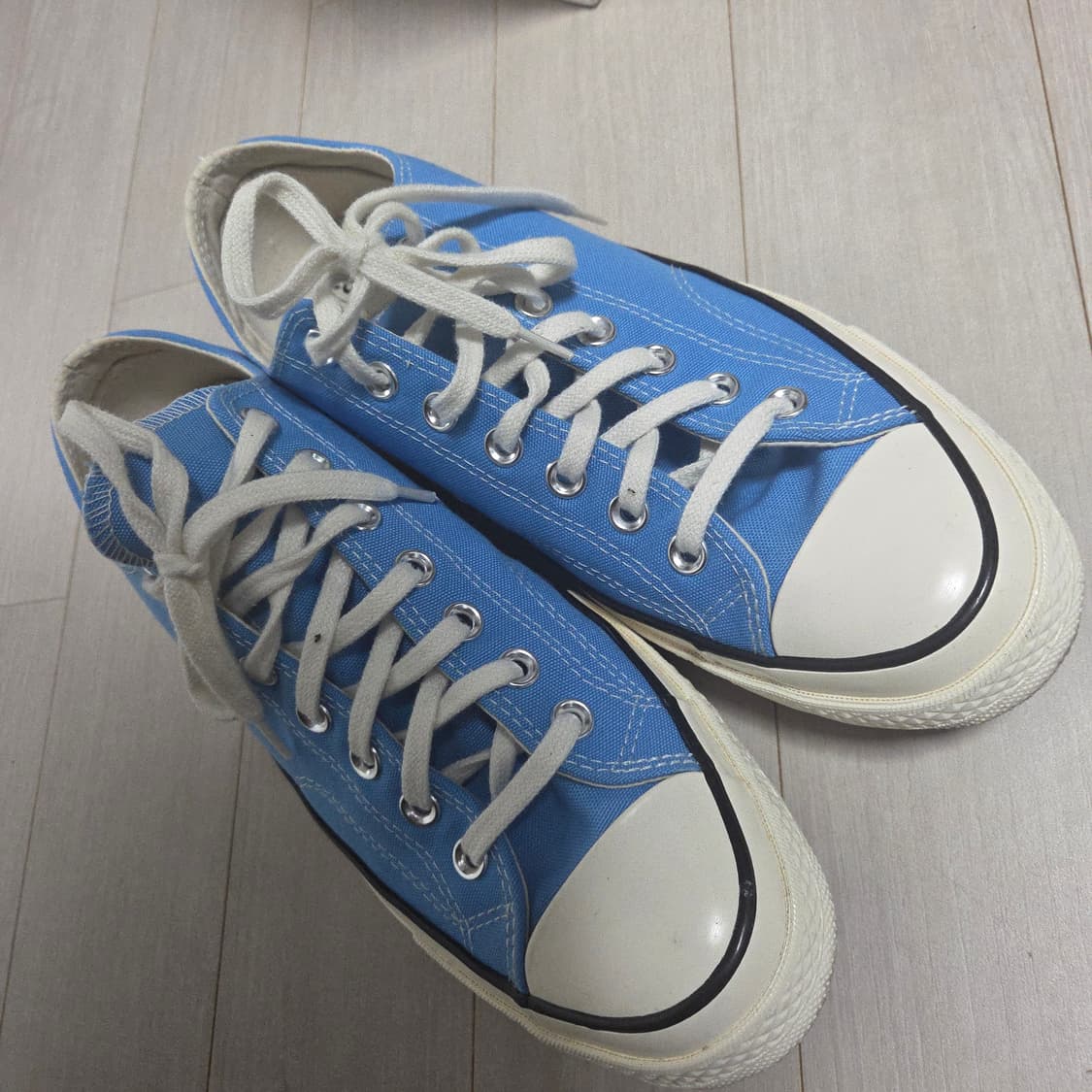 [남성 275] 컨버스 척 70 로우 빈티지 캔버스 블루 상품이미지3