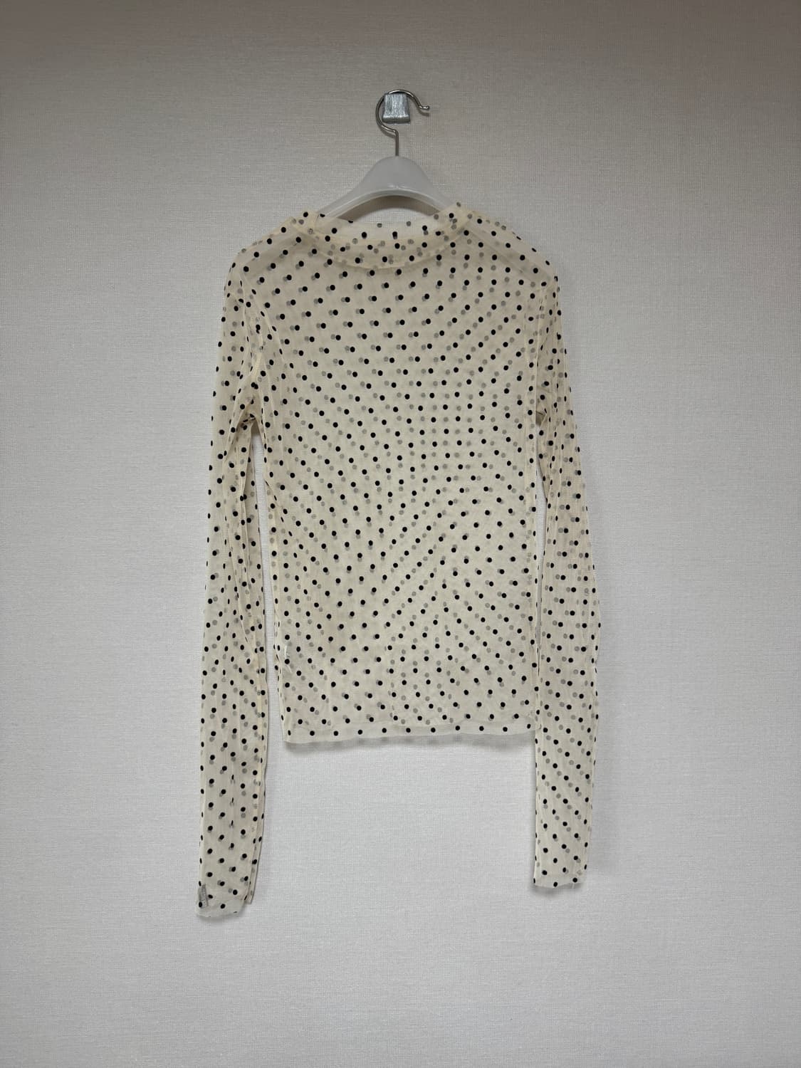 NICOLE LABEL SEE-THROUGH DOTS TOPS /M 상품이미지2