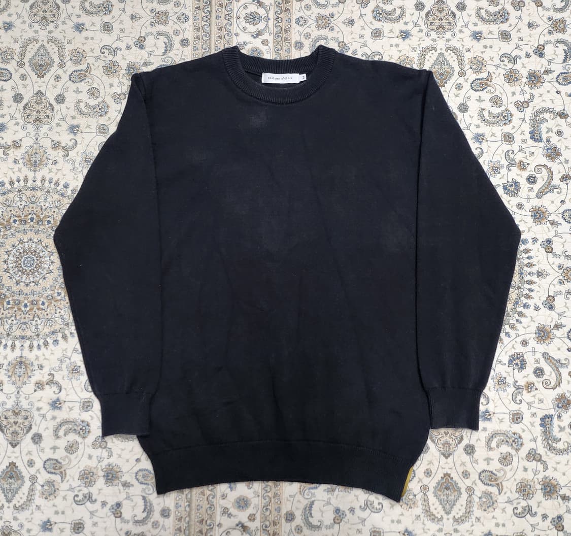 커스텀어클락 블랙 니트 스웨터 M 상품이미지1