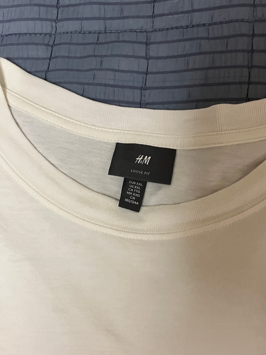 (XXL) H&M 레터링 티셔츠 상품이미지2