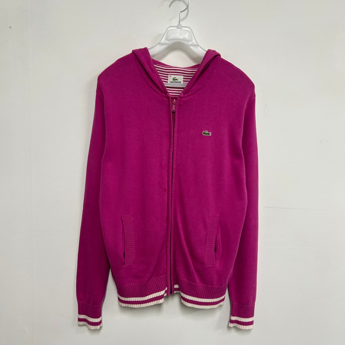 라코스테 니트 후드집업[832] 상품이미지3