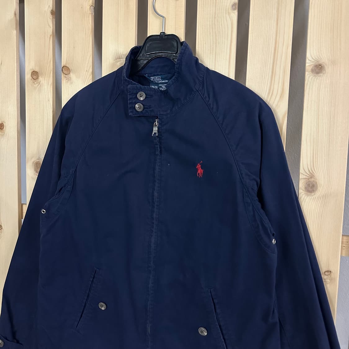 (S) 폴로 랄프로렌 네이비 바라쿠타 스윙톱 코튼 자켓 상품이미지3