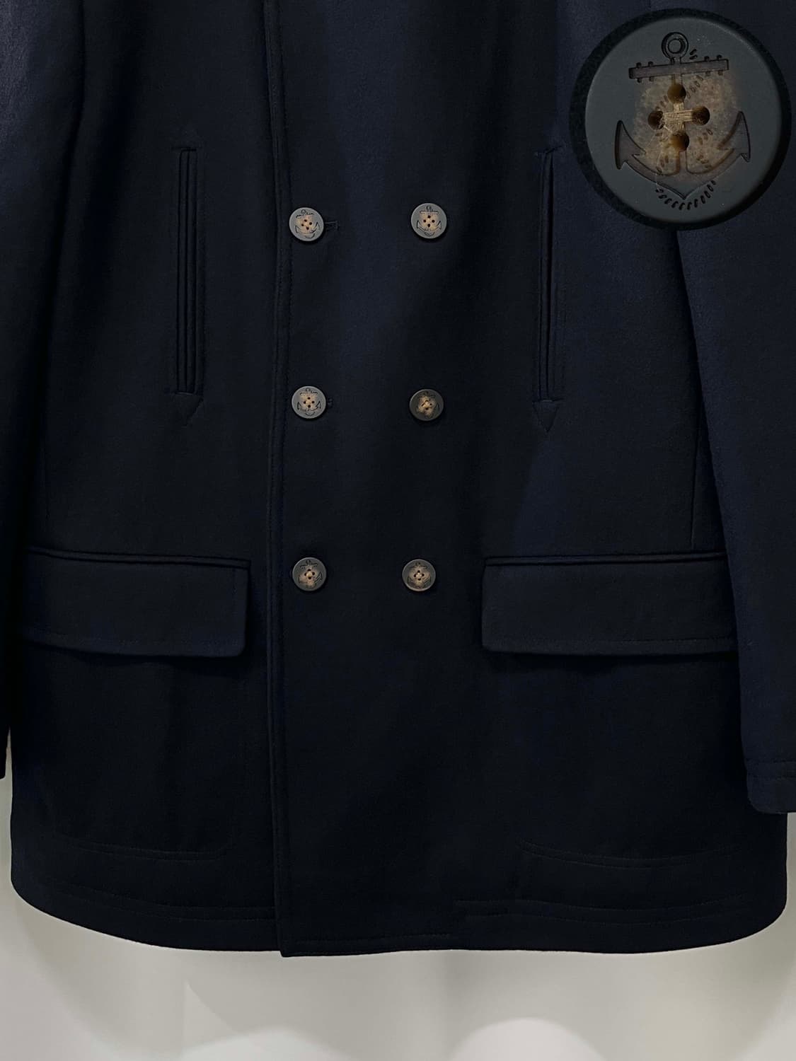 폴로 랄프로렌 Naval usn 아카데미 딥네이비 울 피코트 자켓 상품이미지8