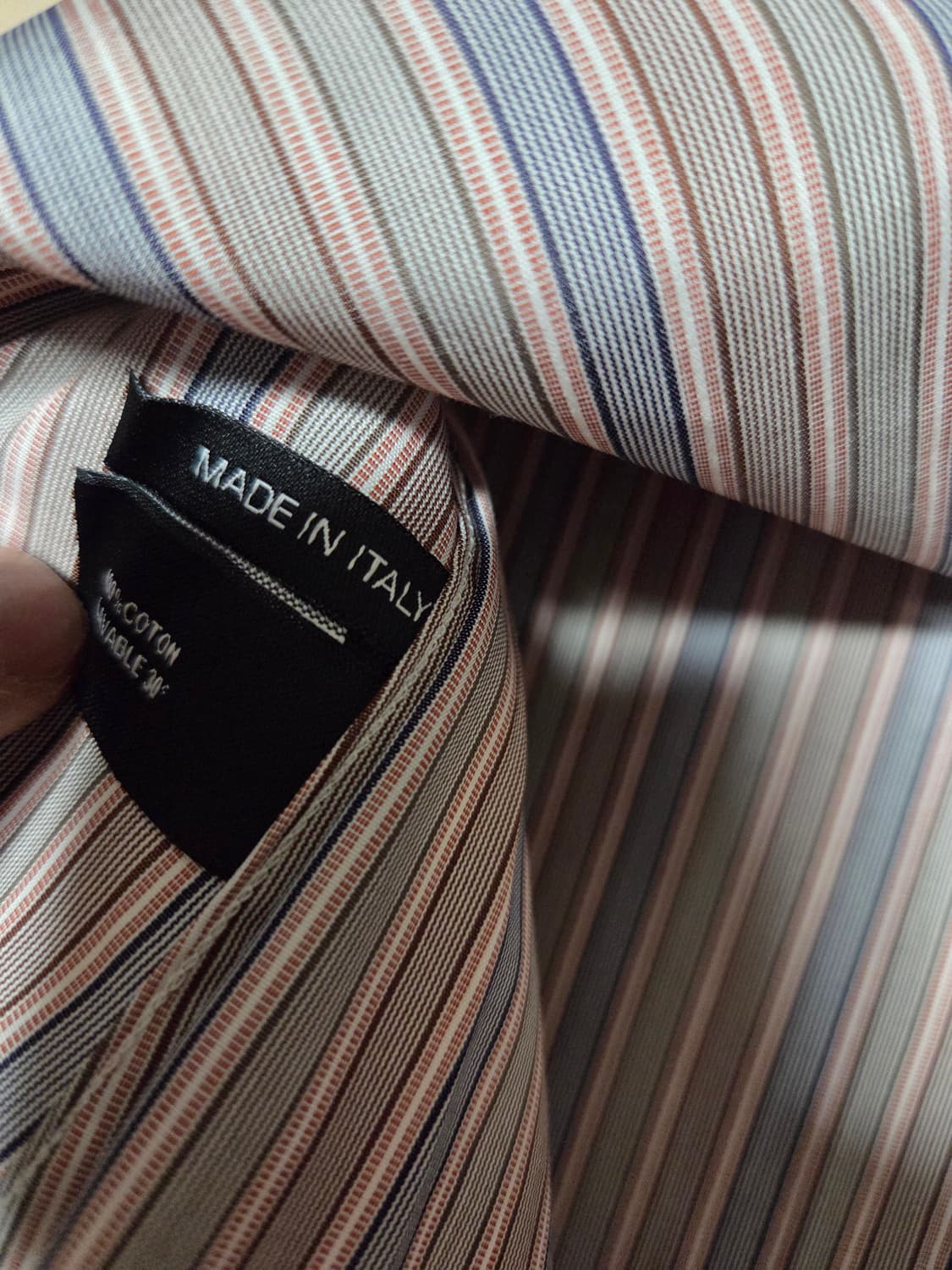 (새상품)(made in Italy)듀퐁 Dupont 셔츠 남방 스트라 상품이미지3