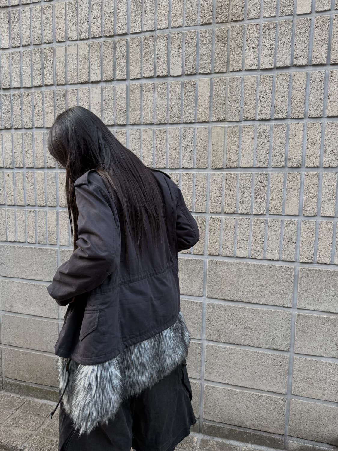 미하라 야스히로 퍼 디테일 자켓 상품이미지3