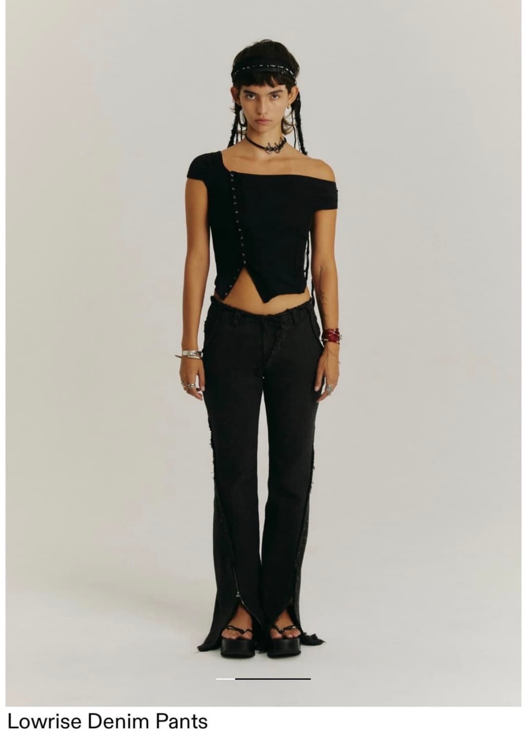 hyeinseo lowrise denim pants 혜인서 로우라이즈 상품이미지1
