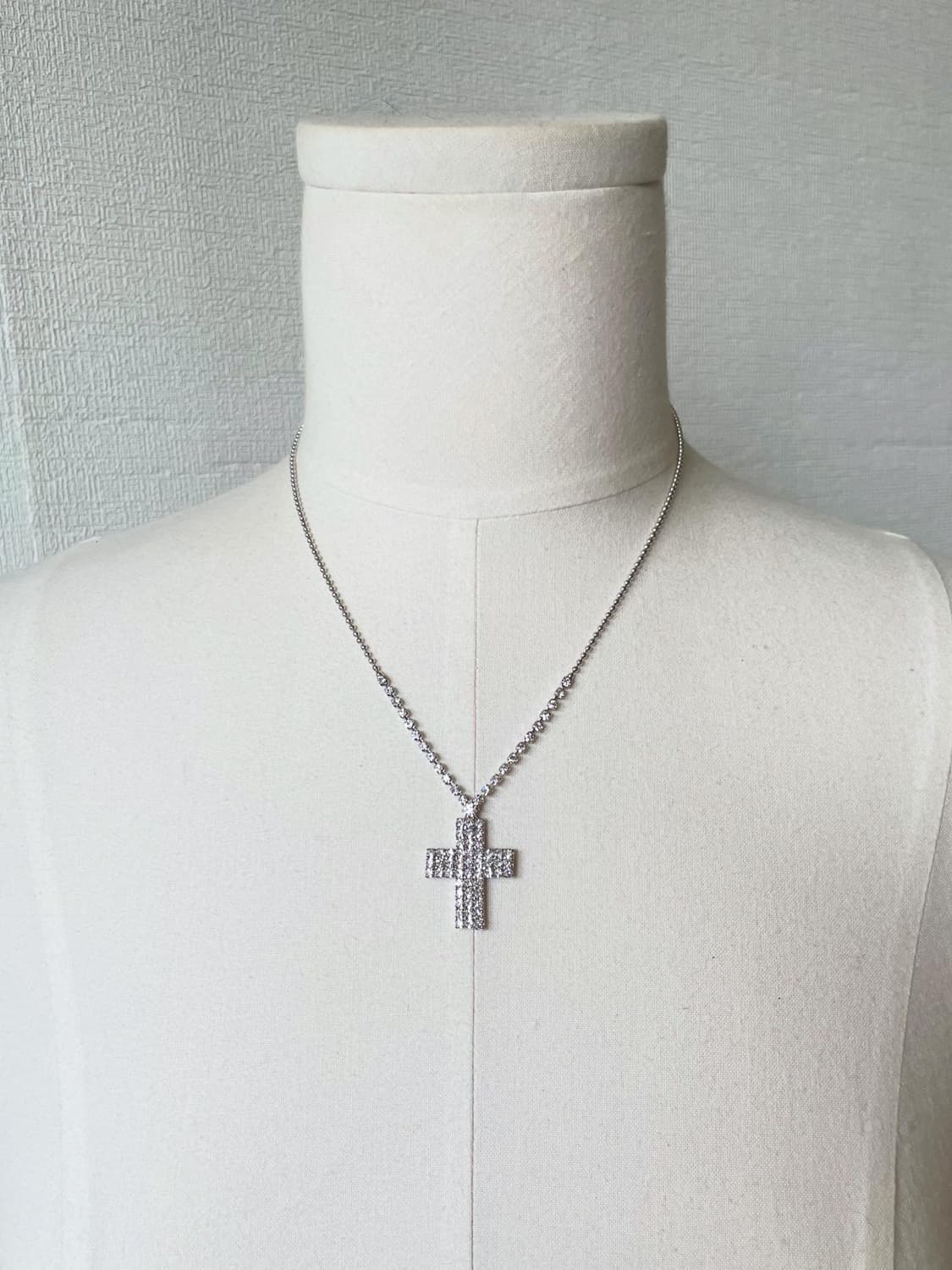 cross-cubic necklace 상품이미지1
