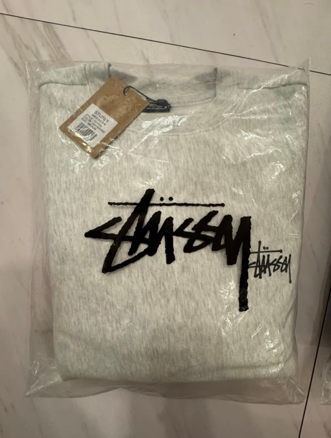 [새상품/정품]스투시 베이직 기모 맨투맨 남녀공용 3color 상품이미지5