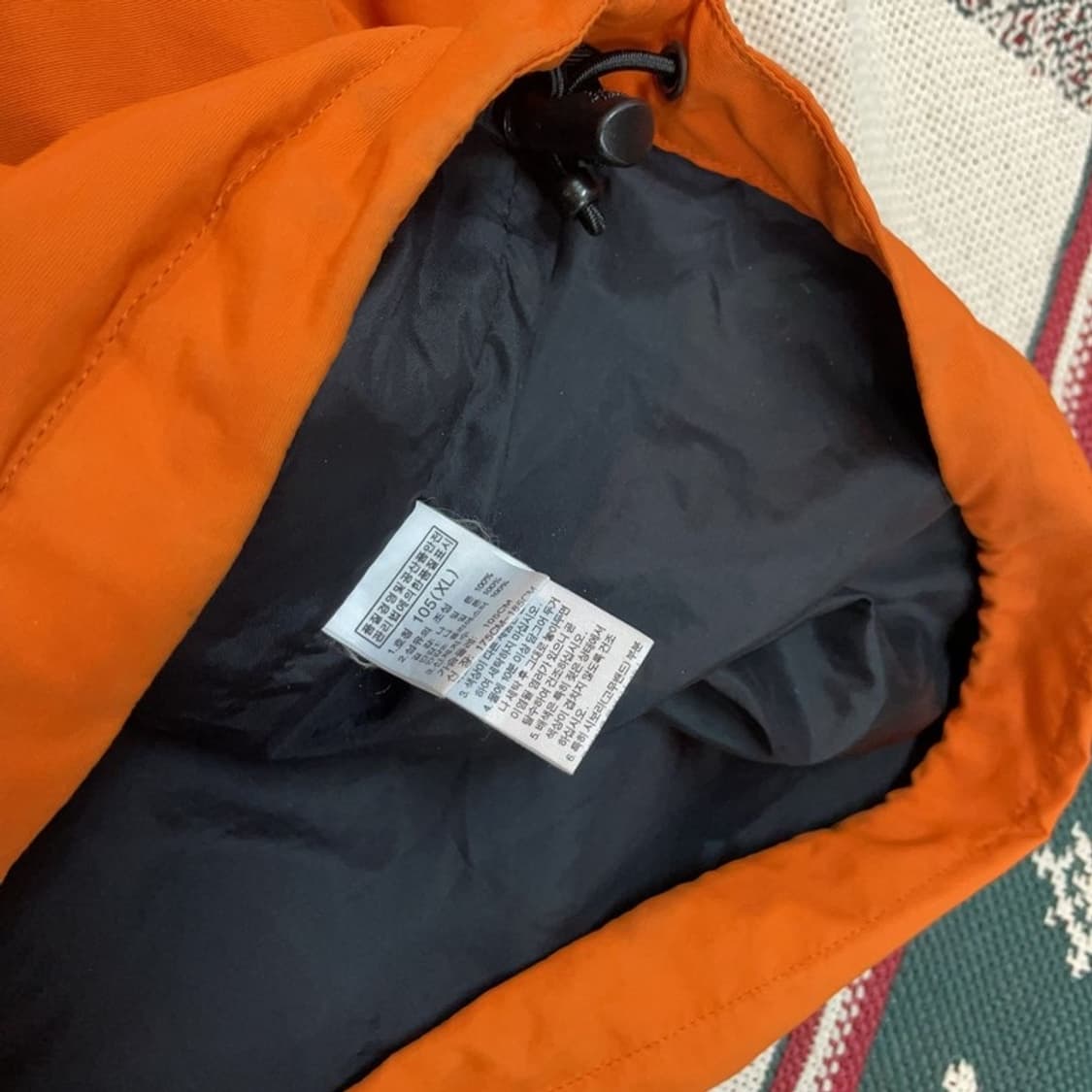 [105] 노스페이스 화이트라벨 오렌지 바람막이 상품이미지7
