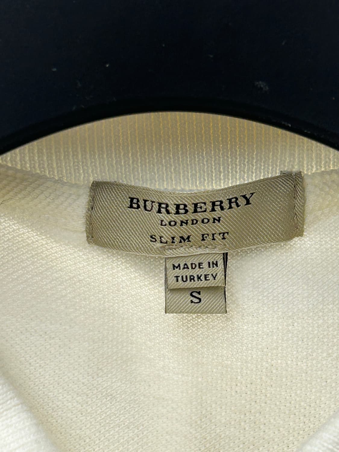 버버리 반팔 폴로티 아이보리 상품이미지5