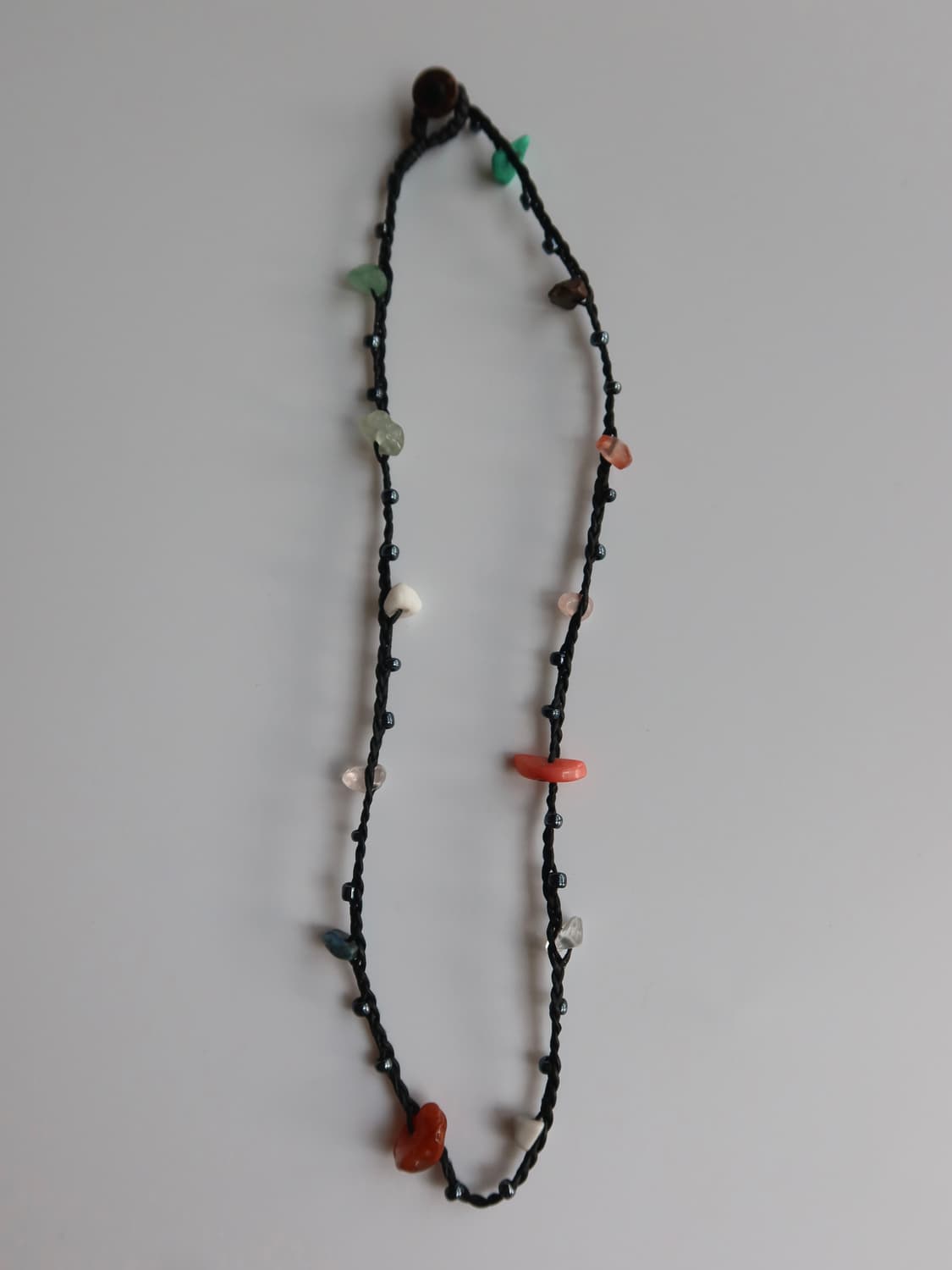 mixed stone beaded necklace 상품이미지3