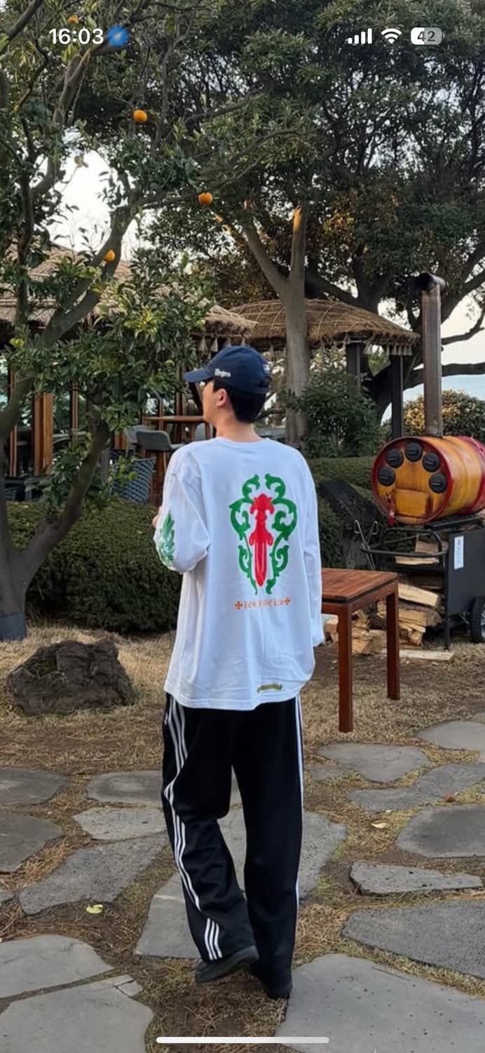 크롬하츠 대거 로고 롱슬리브 XXL 상품이미지1