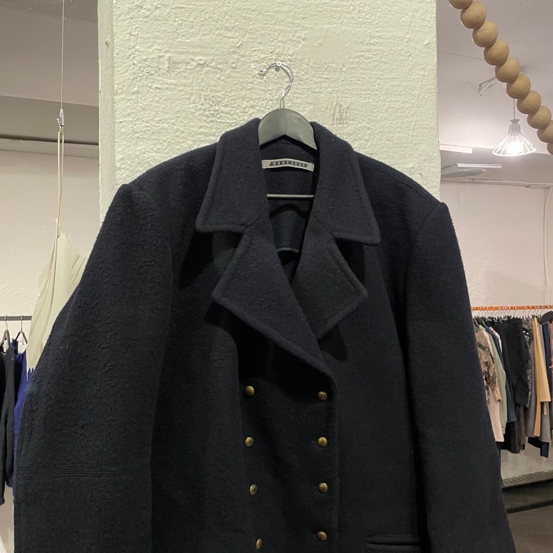 요지야마모토 오버사이즈 피코트 상품이미지2