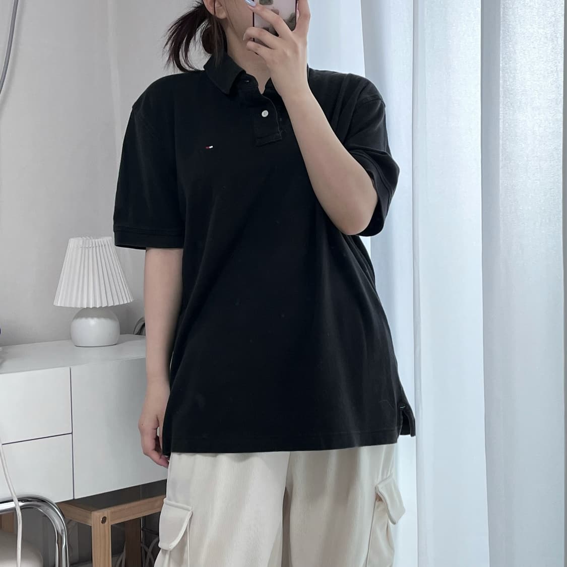 [정품] 타미 블랙 반팔카라티 [ XL ] 상품이미지2