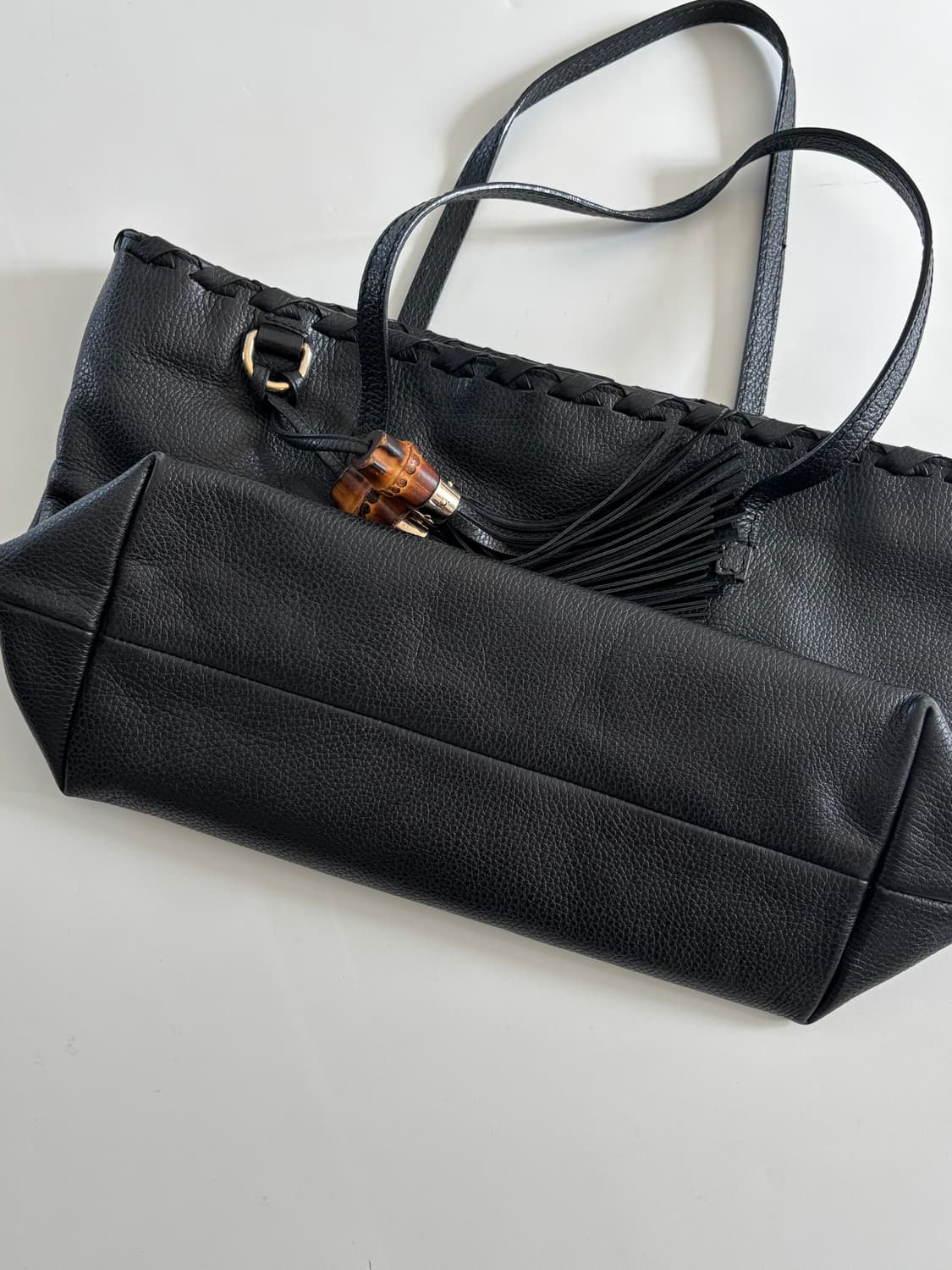 Gucci 구찌 블랙 레더 숄더백 상품이미지6