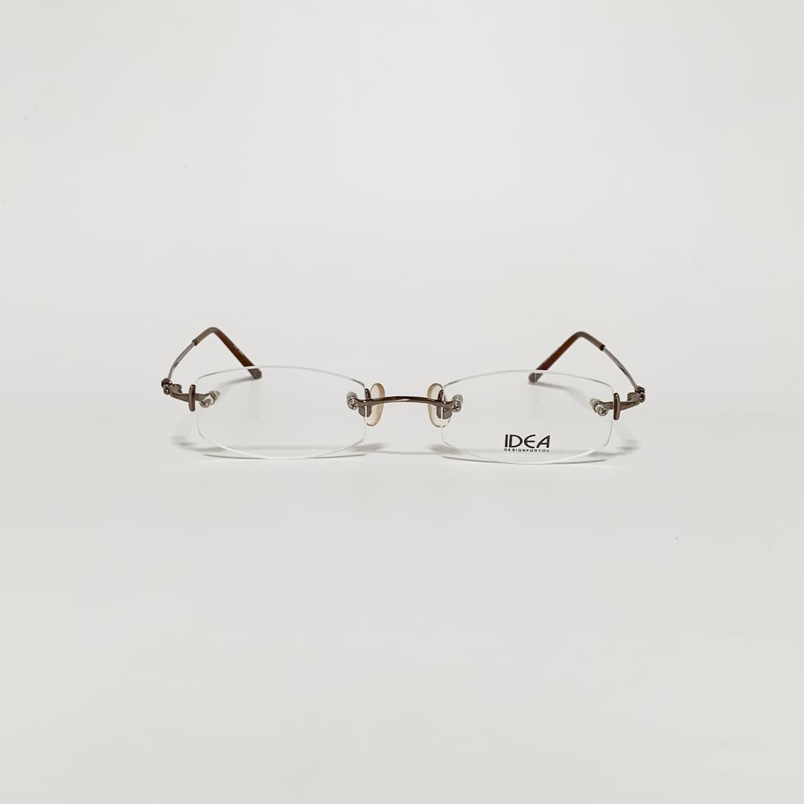 828 빈티지안경 데드스탁 픽키 무테 안경 림리스 사각 메탈 상품이미지1