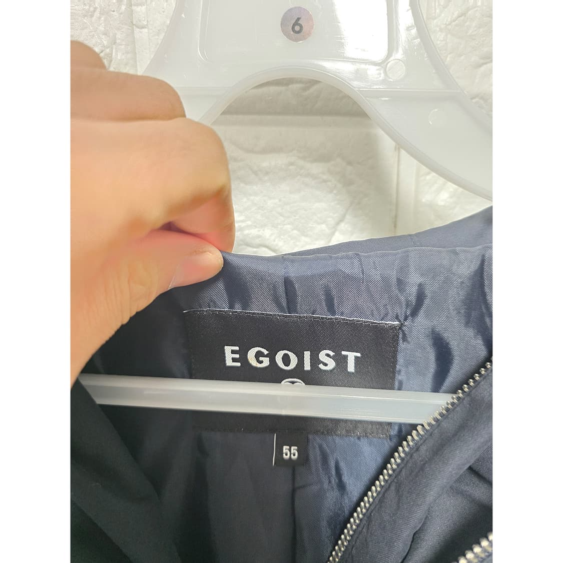 택포// 에고이스트 여성 후드 코트 네이비 M 상품이미지2