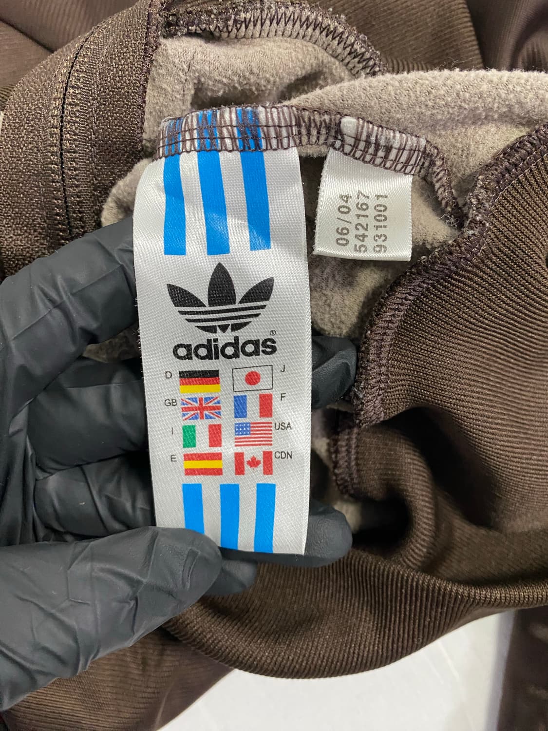 아디다스 브라운핑크 크롭 트랙탑 져지 XS <545> 상품이미지7