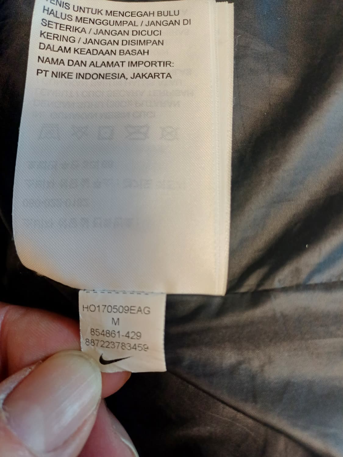 나이키 우먼스 다운 필 파카 (네이비) - M(85) / 컨디션 최상 상품이미지10