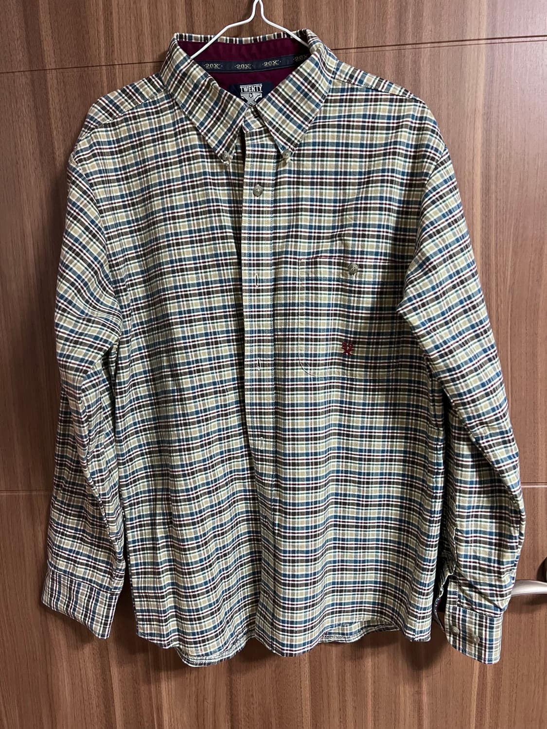 빈티지 체크셔츠 상품이미지1